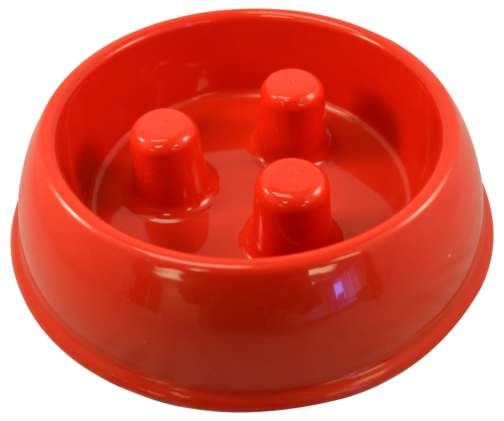 Brake-Fast Original Slow Feed Dog Bowl Made In USA Small Red. BPA Free –  BRAKE-FAST ~ Quality Pet Products