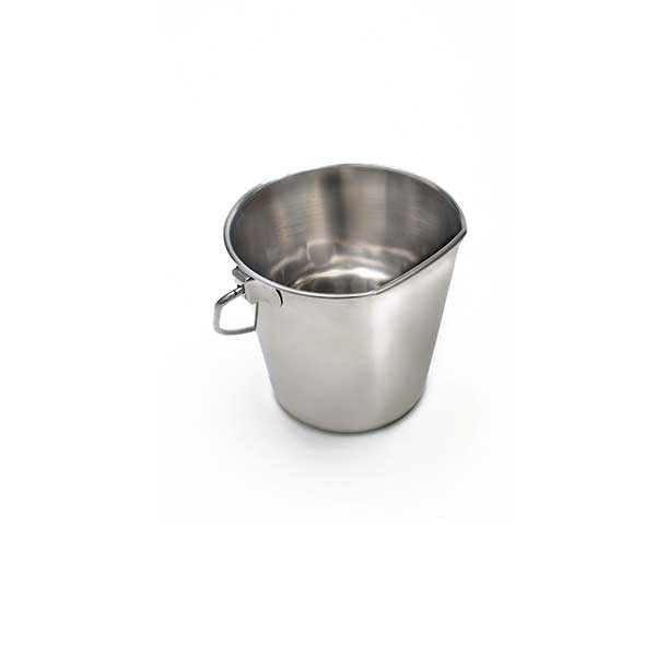 Stainless Steel Flat Back Bucket