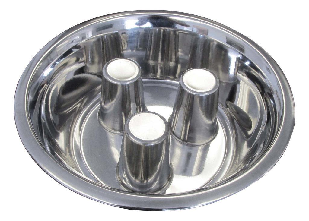 Stainless Steel Slow Feeder Dog Bowl | Orvis